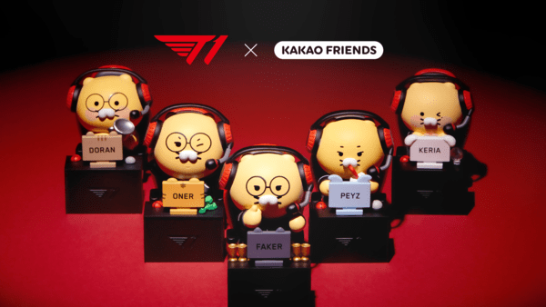 Kakao Friends introduces its second collaboration merchandise collection with T1. (Source: Kakao)