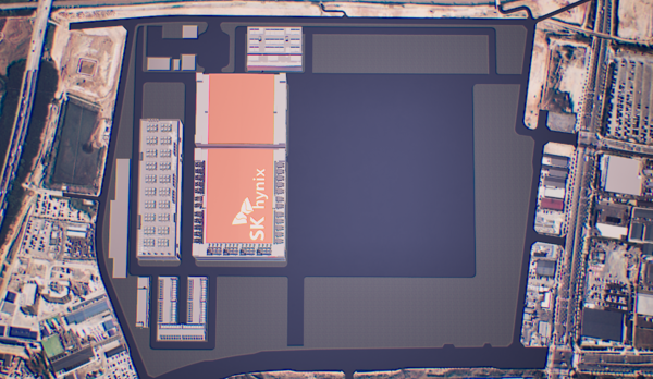 Rendering of SK Hynix’s Cheongju P&T7 facility. (Image: SK Hynix)