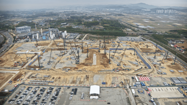 Site of the Cheongju Technopolis Industrial Complex, where SK Hynix’s P&T7 facility will be built. (Photo: SK Hynix)