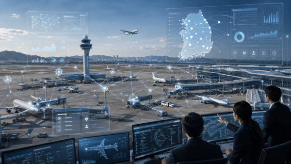 LG CNS has won Korea Airports Corporation's AI Master Plan (ISMP) project. (Image: AI-generated illustration)