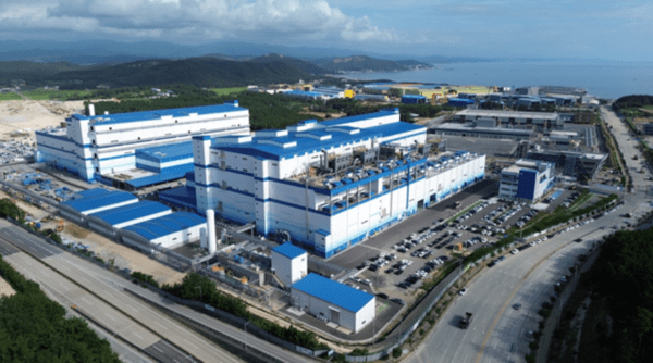 POSCO Future M's cathode material plant located in the Yeongilman 4 Industrial Complex in Pohang.