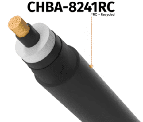 Hanwha Solutions' CHBA-8241RC power cable jacket material.