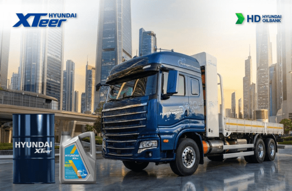 HD Hyundai Oilbank's XTeer H2-ICE engine oil for hydrogen internal combustion engines.