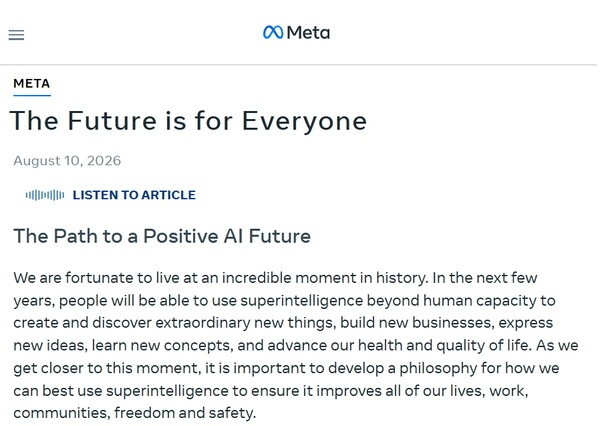 ​Mark Zuckerberg on open models: Meta CEO Mark Zuckerberg published a lengthy essay calling for the US government to ease regulation of open models alongside the release of Muse Glimmer. (Source: Meta AI)