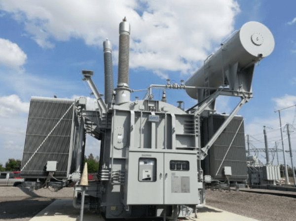 Hyosung Heavy Industries’ 765kV extra-high-voltage transformer. (Photo: THE ELEC)