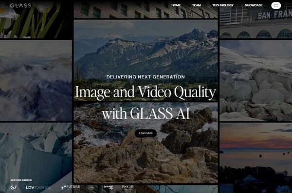 Glass Imaging's website. (Photo: Glass Imaging)