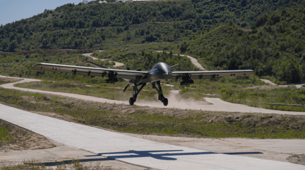 Hanwha Aerospace's Mojave STOL short-takeoff-and-landing unmanned aircraft.